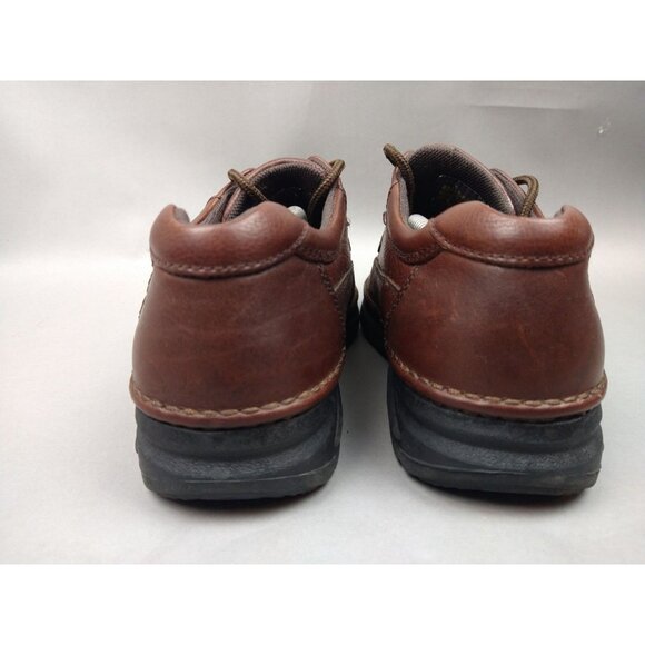 Nunn Bush Mens Cameron Comfort Gel Leather Brown Walking Shoes 10.5 Oxfords - Picture 4 of 12